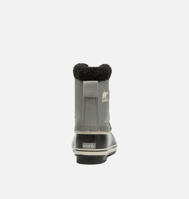 Kids Snow Boots Black/Grey - Sorel Childrens Yoot Pac™ TP - 374-GBDNQF